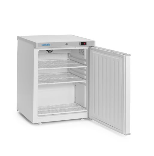 Budget Line cooling cabinet in a white painted steel casing, Arktic, Budget Line, 100L, White, 230V/124W, 598x623x(H)838mm 1