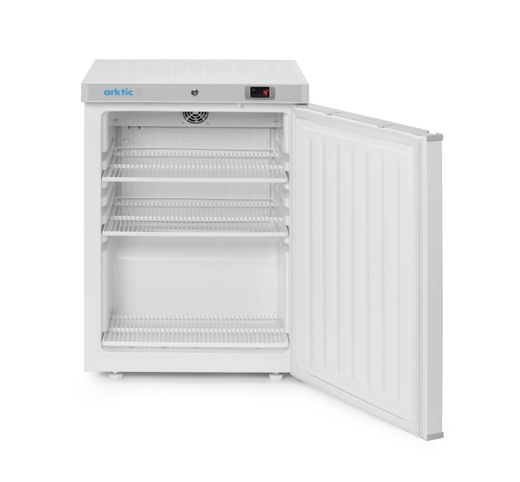 Budget Line cooling cabinet in a white painted steel casing, Arktic, Budget Line, 100L, White, 230V/124W, 598x623x(H)838mm 1