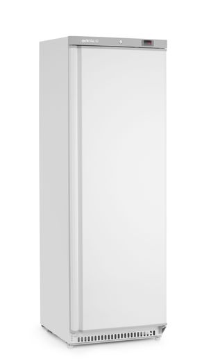 Szafa mroźnicza w obudowie ze stali malowanej na biało, Arktic, Budget Line, 400 l, biały, 230V/322W, 600x646x(H)1875mm 1