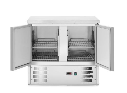 Refrigerated counter with 2 doors, Arktic, 146L, 220-240V/143W, 900x700x(H)850mm 1