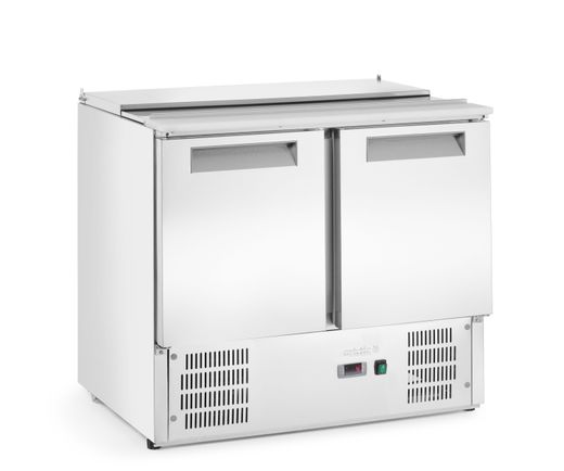 2-door refrigerated salad counter with liftable cover, Arktic, 247L, 900x700x(H)860mm 1