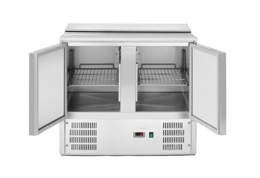 2-door refrigerated salad counter with liftable cover, Arktic, 247L, 900x700x(H)860mm 1