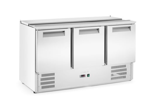 3-door refrigerated salad counter with liftable cover, Arktic, 368L, 230V/155W, 1365x700x(H)860mm 1