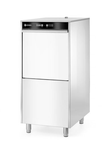 Zmywarka do garów i tac 50x60 – sterowana elektronicznie, z dozownikiem detergentu i pompą spustową, HENDI, napięcie: 230 V, moc: 5 kW, 230V/5000W, 595x730x(H)1340mm 1