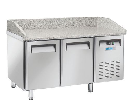2 durų šaldytuvas su stalviršiu picoms kepti, Arktic, 128L, 230V/210W, 1507x800x(H)1040mm 1