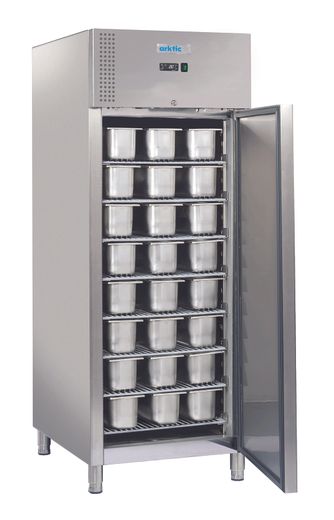 Ice cream freezer with 1 door, Arktic, 230V/615W, 740x990x(H)2010mm 1