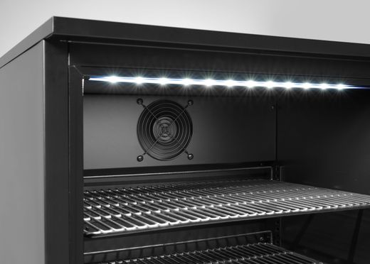 Barová chladnička, jednodverová, Arktic, 105L, Čierna, 230V/120W, 600x530x(H)870mm 1