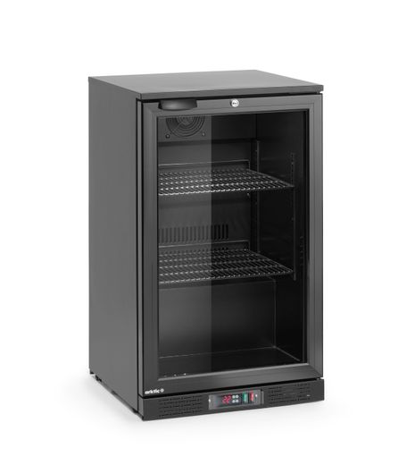 Frigorifero per bar posteriore a porta singola, Arktic, 86L, Nero, 230V/120W, 500x530x(H)870mm 1