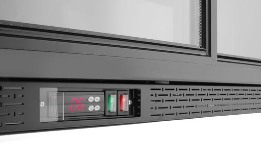 Barová chladnička s dvojitými posuvnými dverami, Arktic, 158L, Čierna, 230V/160W, 520x900x(H)870mm 1