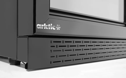 Barová chladnička s dvojitými posuvnými dverami, Arktic, 158L, Čierna, 230V/160W, 520x900x(H)870mm 1