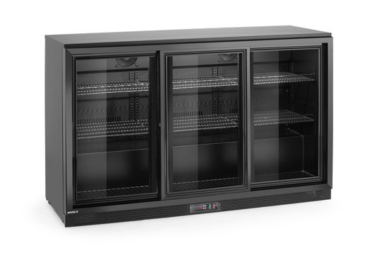 Barová chladnička s 3 posuvnými dverami, Arktic, 254L, Čierna, 230V/160W, 520x1350x(H)870mm 1
