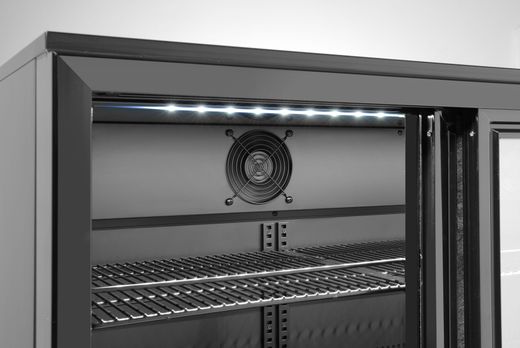 Barová chladnička s 3 posuvnými dverami, Arktic, 254L, Čierna, 230V/160W, 520x1350x(H)870mm 1