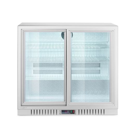 Chladnička barová s 2 posuvnými dverami, Arktic, 150L, Strieborná, 230V/175W, 900x520x(H)840mm 1