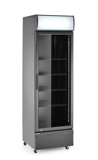 Barová chladnička s podsvieteným panelom, jednodverová, Arktic, 254L, Čierna, 230V/250W, 605x578x(H)1980mm 1
