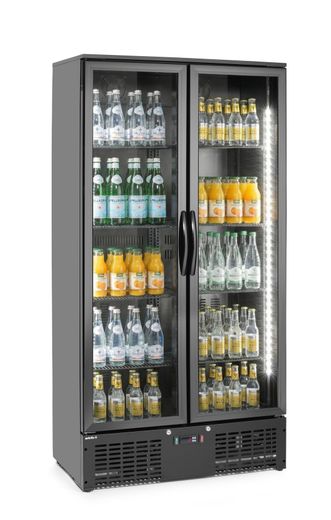 Barová chladnička dvojdverová, Arktic, 477L, Čierna, 230V/365W, 530x900x(H)1820mm 1
