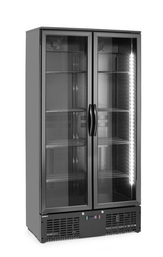 Barová chladnička dvojdverová, Arktic, 477L, Čierna, 230V/365W, 530x900x(H)1820mm 1