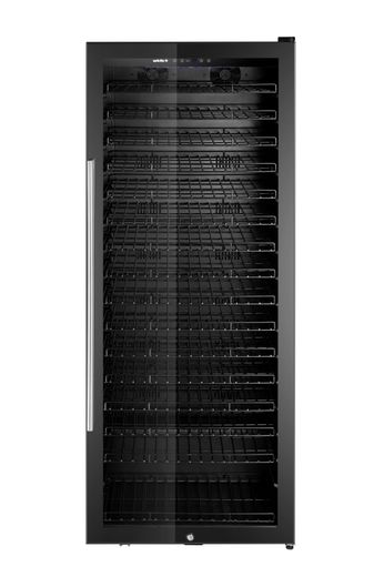 Wine cooler, 1-zone, 224 bottles, Arktic, Black, 690x700x(H)1834mm 2