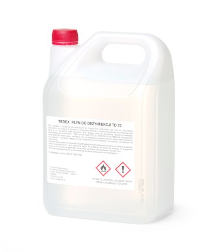 Tedex TD 70 Hand and surface liquid disinfectant, HENDI 1