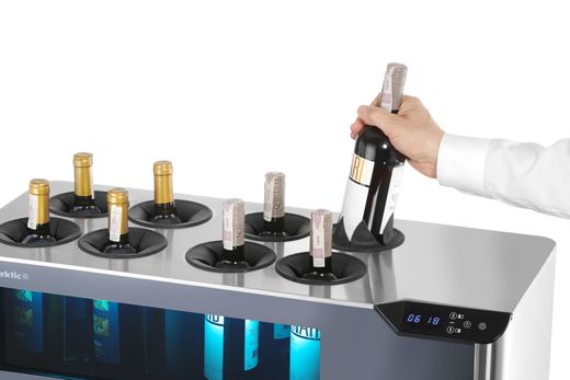 Countertop wine cooler, 2-zone Cellar, Arktic, Black, 220-240V/60W, 800x350x(H)293mm 1