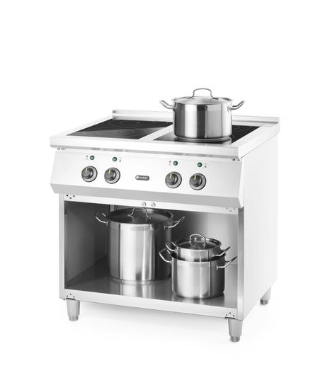 Induction stove with 4 hobs, HENDI, 400V/17000W, 800x720x(H)854mm 1