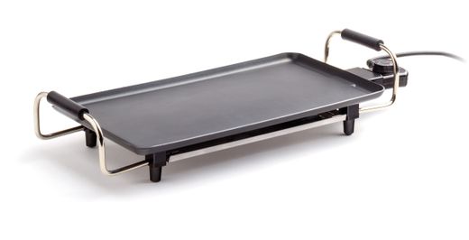 Teppanyaki griddle, HENDI, Dark grey, 230V/1800W, 526x230x(H)120mm 1