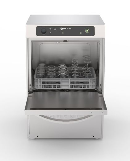 Zmywarka 35x35, sterowana elektronicznie, HENDI, Profi Line, srebrny, 230V/2970W, 423x466x(H)639mm 1