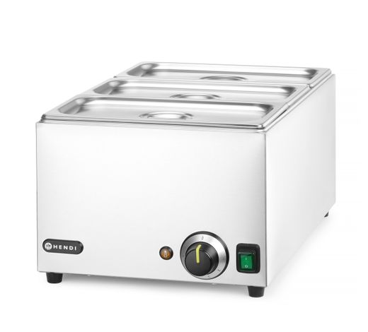 Set: Bagno-maria Ranger + 3x GN 1/3 con coperchio, HENDI, GN (H)150mm, GN 1/1, 230V/1000W, 590x332x(H)242mm 1
