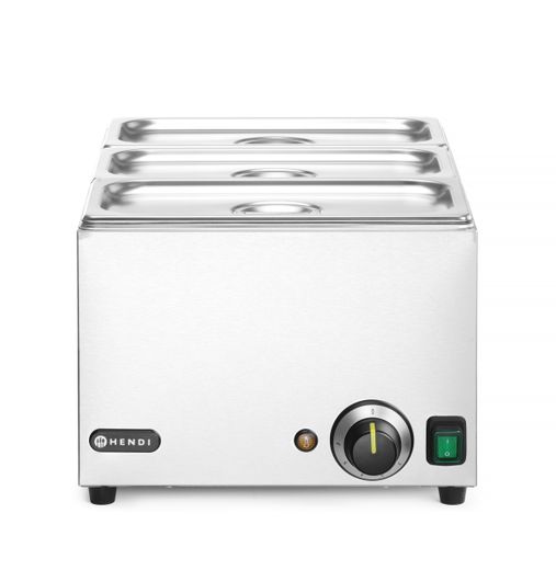 Set: Bagno-maria Ranger + 3x GN 1/3 con coperchio, HENDI, GN (H)150mm, GN 1/1, 230V/1000W, 590x332x(H)242mm 1