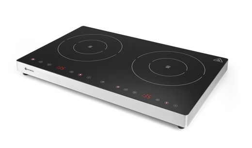Double induction cooker, HENDI, Kitchen Line, 230V/3500W, 608x370x(H)61mm 1