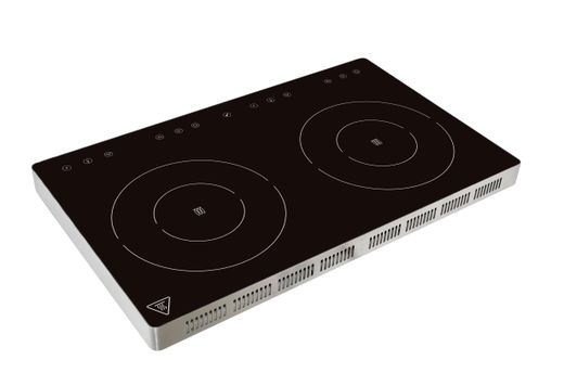 Double induction cooker, HENDI, Kitchen Line, 230V/3500W, 608x370x(H)61mm 1