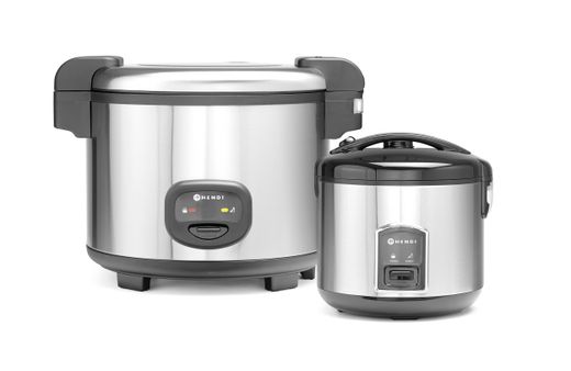Rice cooker with steamer function, HENDI, Profi Line, 1,8L, 230V/700W, ⌀280x(H)285mm 1