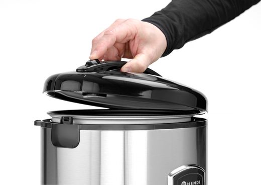 Rice cooker with steamer function, HENDI, Profi Line, 1,8L, 230V/700W, ⌀280x(H)285mm 1
