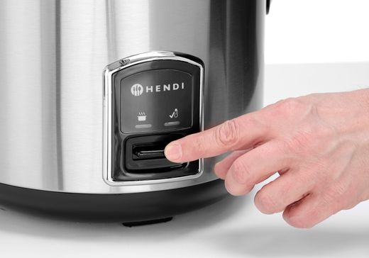 Rice cooker with steamer function, HENDI, Profi Line, 1,8L, 230V/700W, ⌀280x(H)285mm 1