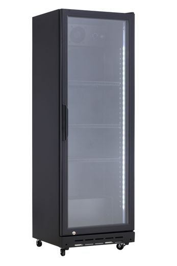 Lodówka barowa, jednoskrzydłowa, Arktic, 3 półki, 160L, czarny, 230V/250W, 538x525x(H)1585mm 1