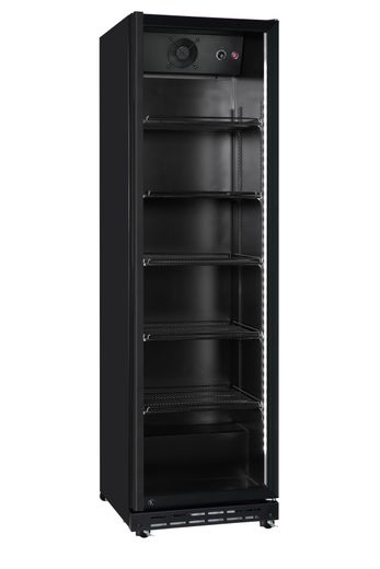 Lodówka barowa, jednoskrzydłowa, Arktic, 5 półek, 360L, czarny, 230V/250W, 578x605x(H)1990mm 1