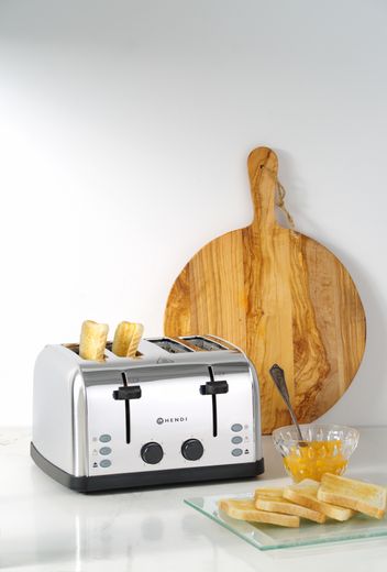 Toaster 4-slice, HENDI, 240V/1500W, 295x335x(H)180mm 1