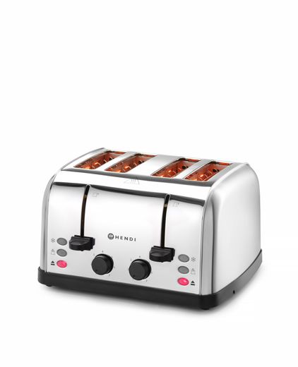 Toaster 4-slice, HENDI, 240V/1500W, 295x335x(H)180mm 1