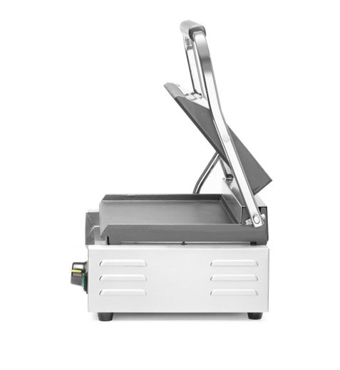 Contact grill Panini, HENDI, ribbed top and smooth bottom, 230V/2200W, 430x375x(H)216mm 1
