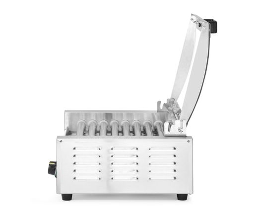 Sausage rolling grill, 1-zone with energy-saving cover, HENDI, 9 rollers, 230V/790W, 566x450x(H)259mm 1