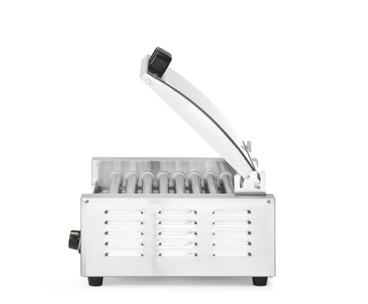 Sausage rolling grill, 1-zone with energy-saving cover, HENDI, 9 rollers, 230V/790W, 566x450x(H)259mm 1