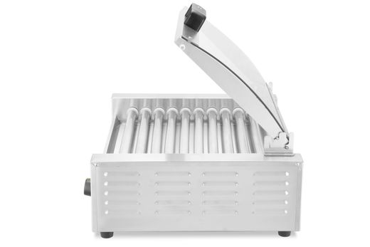 Sausage rolling grill - 2 zones with energy-saving cover, HENDI, 11 rollers, 220-240V/980W, 566x527x(H)259mm 1