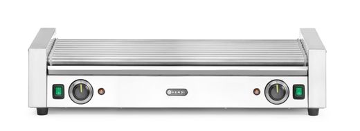 Sausage rolling grill XL - 2 zones, HENDI, 14 rollers, Silver, 220-240V/2000W, 732x590x(H)168mm, Rectangular 1