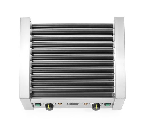 Sausage rolling grill – 2 zones, HENDI, 11 rollers, 230V/1180W, 530x525x(H)180mm 1