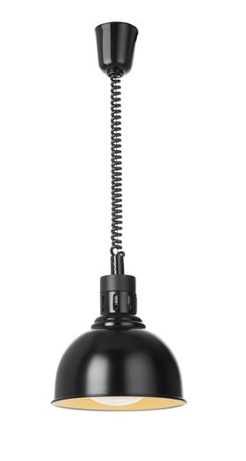Kylančios ir nusileidžiančios šilumos lempos, kupolo formos, HENDI, Juodas, 230V/250W, ⌀250x(H)207mm 1