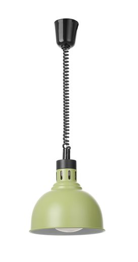 Kylančios ir nusileidžiančios šilumos lempos, kupolo formos, HENDI, Žalia, 230V/250W, ⌀250x(H)207mm 1