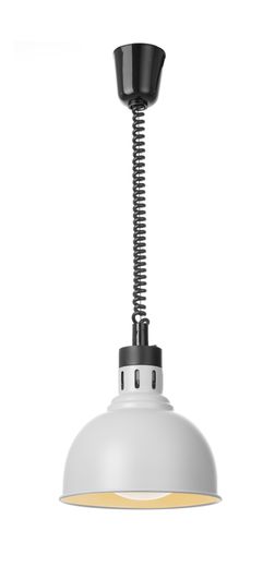 Kylančios ir nusileidžiančios šilumos lempos, kupolo formos, HENDI, Balta, 230V/250W, ⌀250x(H)207mm 1