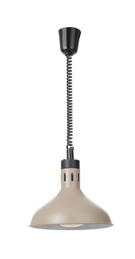 Kylančios ir besileidžiančios šilumos lempos, varpo formos, HENDI, Smėlio spalvos, 230V/250W, ⌀295x(H)207mm 1