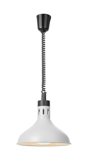 Kylančios ir besileidžiančios šilumos lempos, varpo formos, HENDI, Balta, 230V/250W, ⌀295x(H)207mm 1