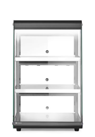 Heated countertop display, HENDI, Black, 220-240V/500W, 472x447x(H)775mm 2