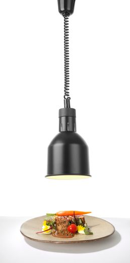 Pakabinama šildoma lempa, cilindrinė, HENDI, Juodas, 230V/250W, ⌀175x(H)250mm 1